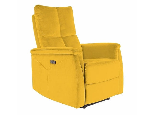 Signal Poltrona Reclinabile Elettrica Newlyn Giallo