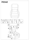 Signal Poltrona Reclinabile Elettrica Page Beige