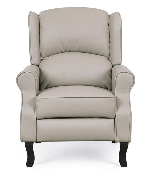 Bizzotto Poltrona Reclinabile in ecopelle Maila Cappuccino