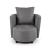 Halmar Poltrona Relax con poggiapiedi Hammond Grigio