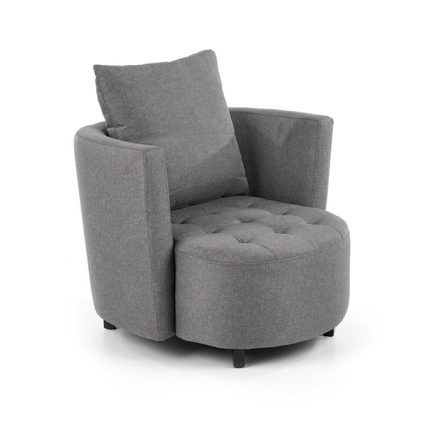Halmar Poltrona Relax con poggiapiedi Hammond Grigio