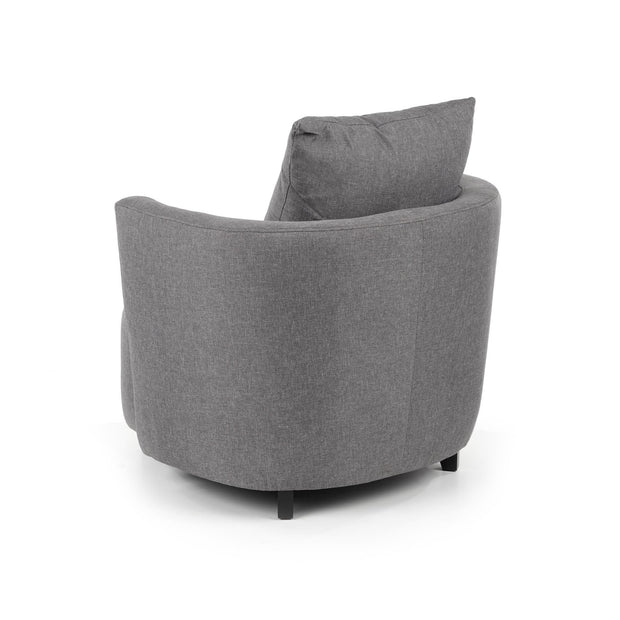 Halmar Poltrona Relax con poggiapiedi Hammond Grigio