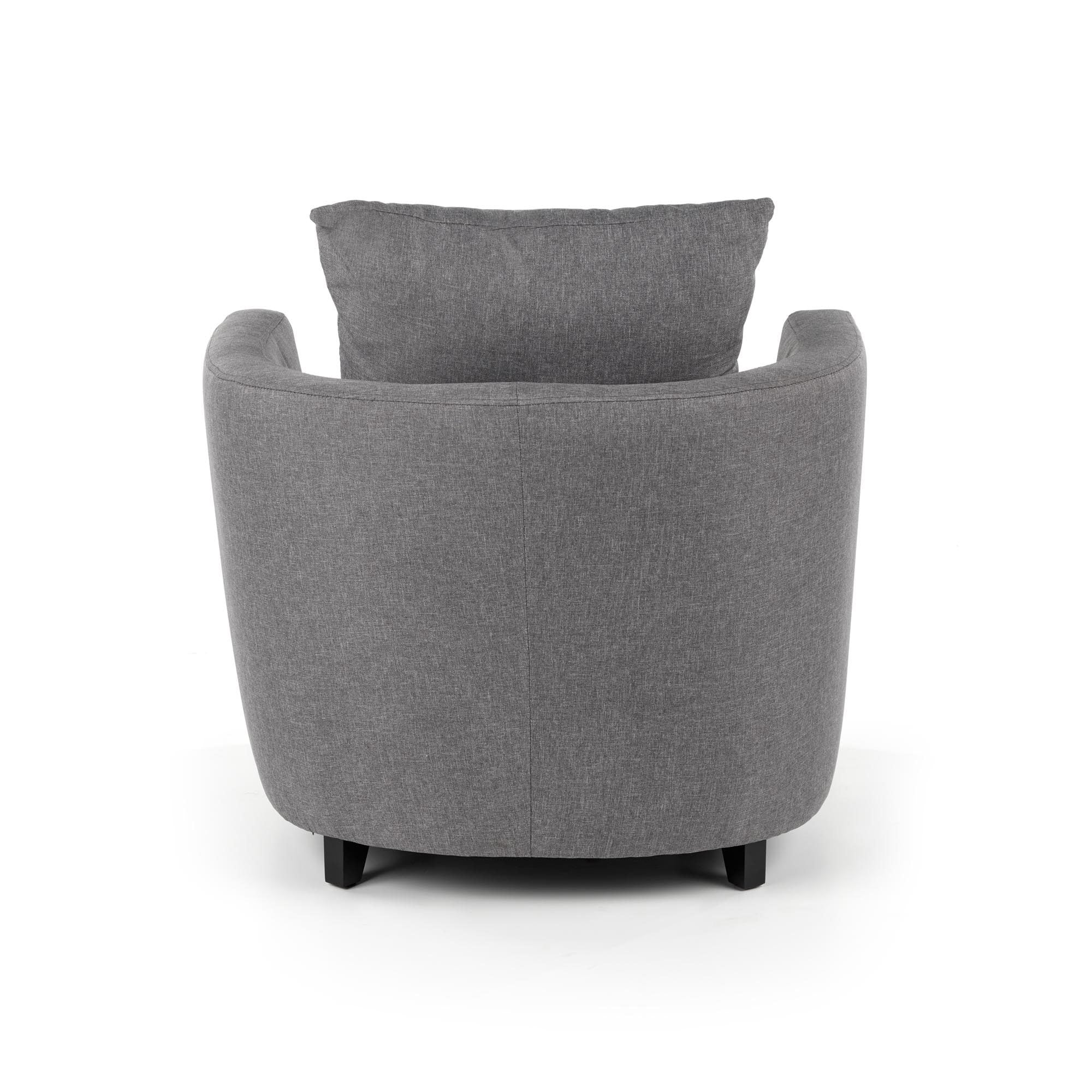 Halmar Poltrona Relax con poggiapiedi Hammond Grigio