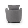 Halmar Poltrona Relax con poggiapiedi Hammond Grigio