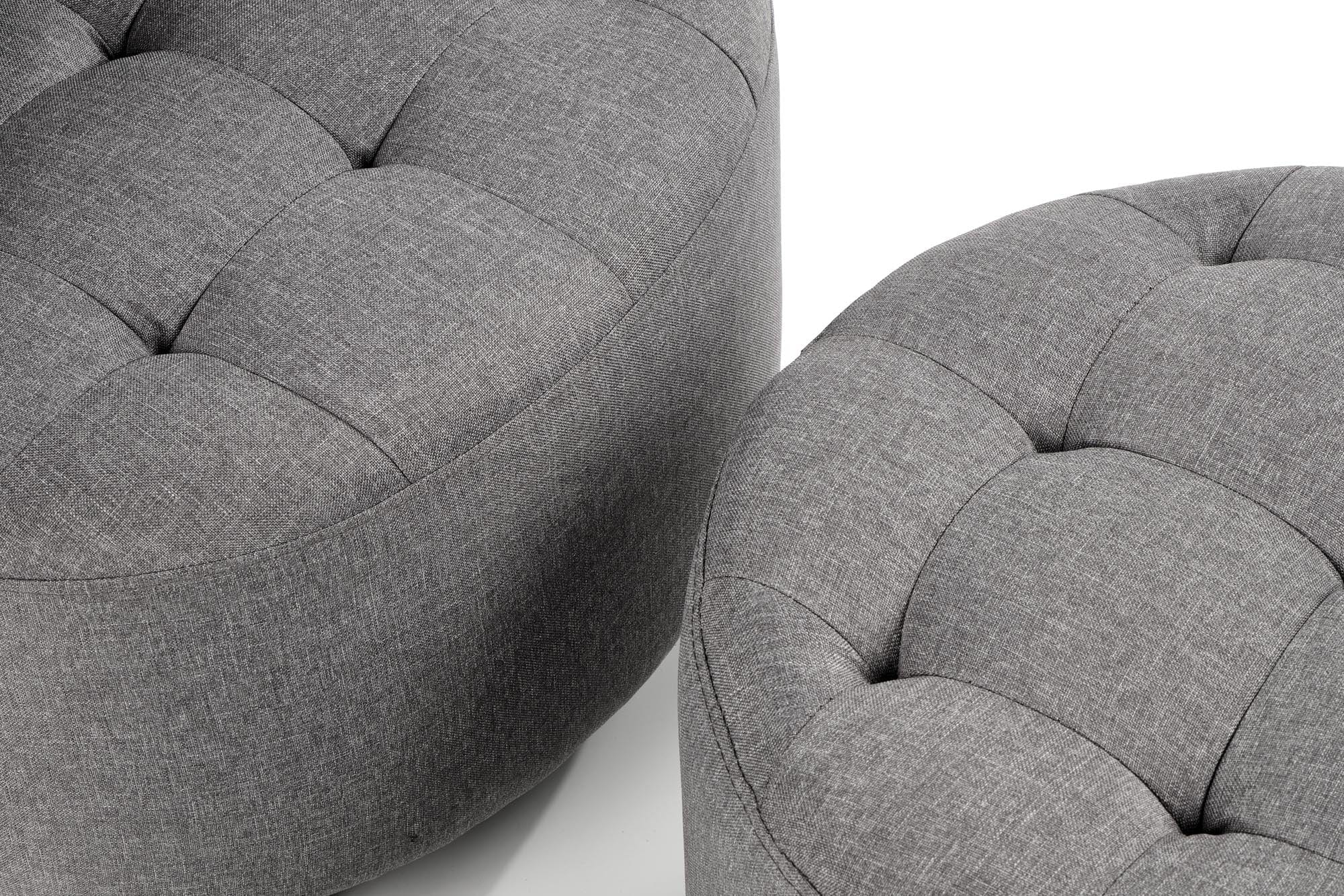 Halmar Poltrona Relax con poggiapiedi Hammond Grigio