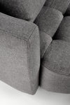 Halmar Poltrona Relax con poggiapiedi Hammond Grigio