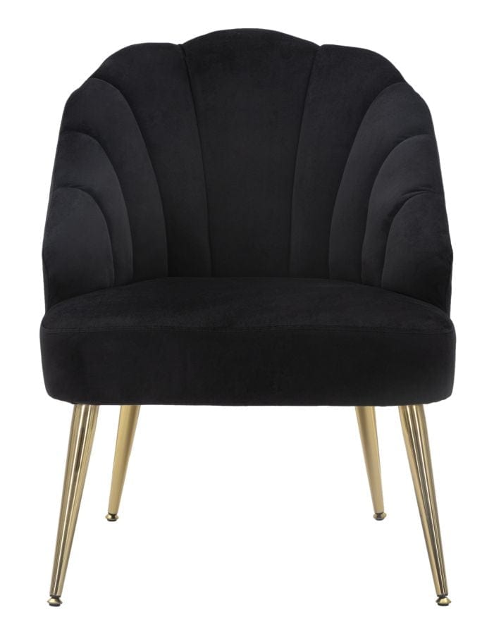 Poltrona Shell Nera cm 65x69x84 (2)