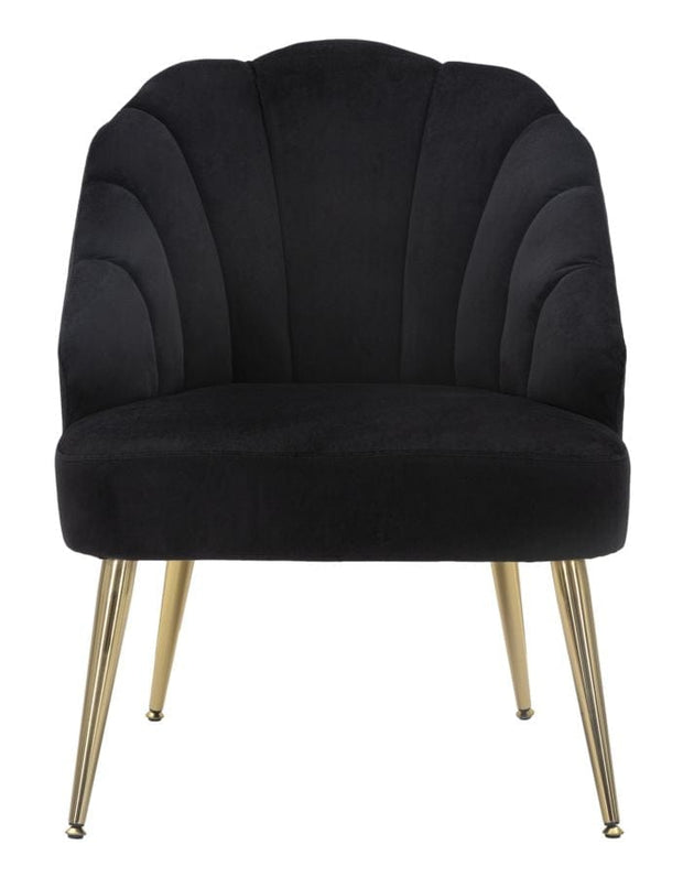 Poltrona Shell Nera cm 65x69x84 (2)