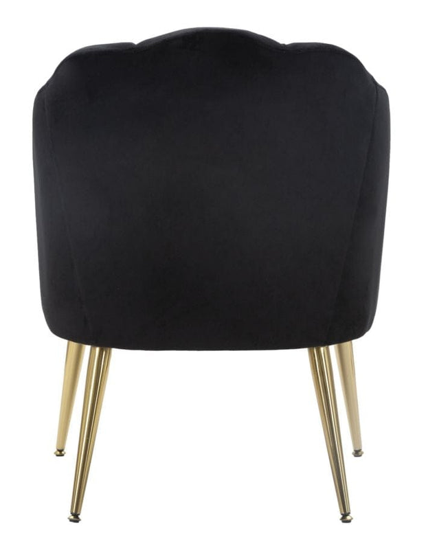 Poltrona Shell Nera cm 65x69x84 (3)