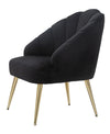 Poltrona Shell Nera cm 65x69x84 (4)