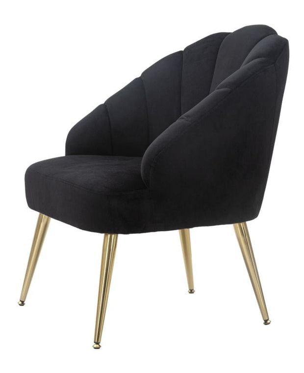 Poltrona Shell Nera cm 65x69x84 (4)