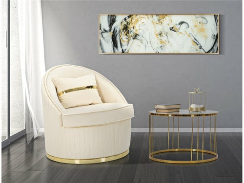 Poltrona Space Plus Crema cm Ø 75x80 (1)