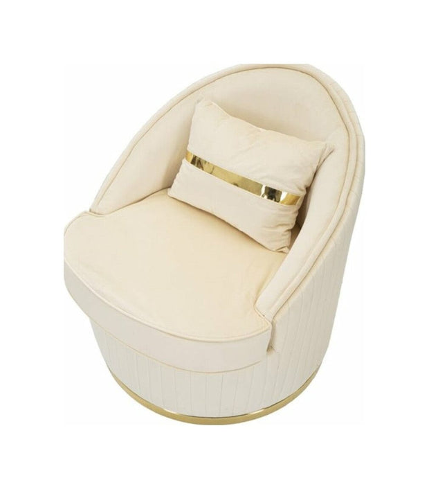 Poltrona Space Plus Crema cm Ø 75x80 (5)