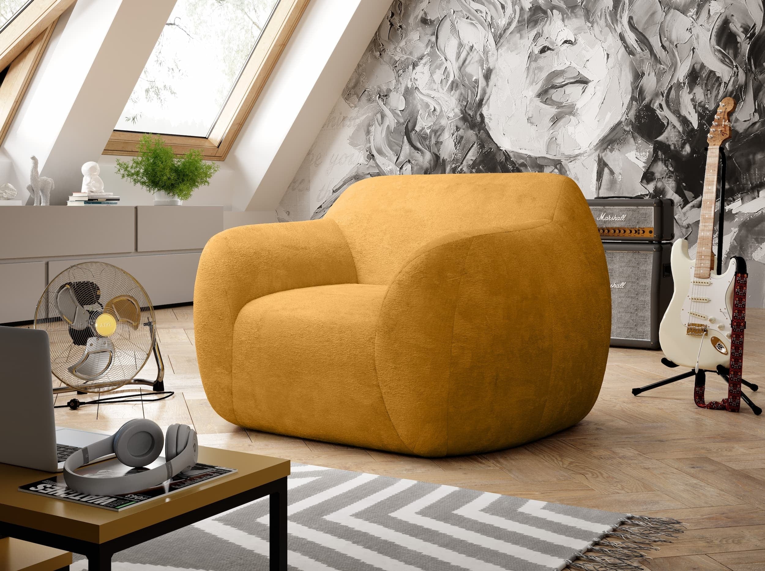 Poltrona Tedis Giallo (3)
