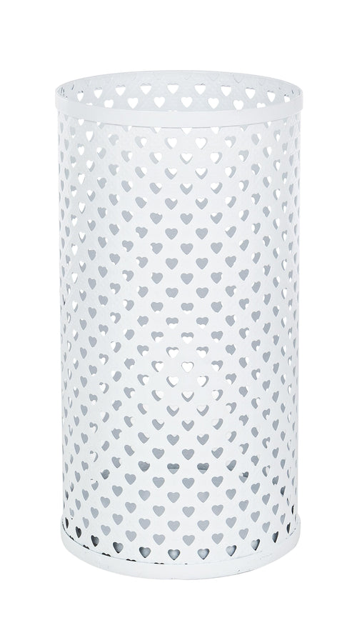 Bizzotto Portaombrelli in metallo Heart Bianco