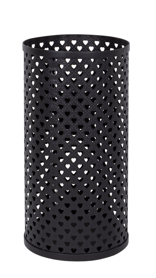 Bizzotto Portaombrelli in metallo Heart Nero