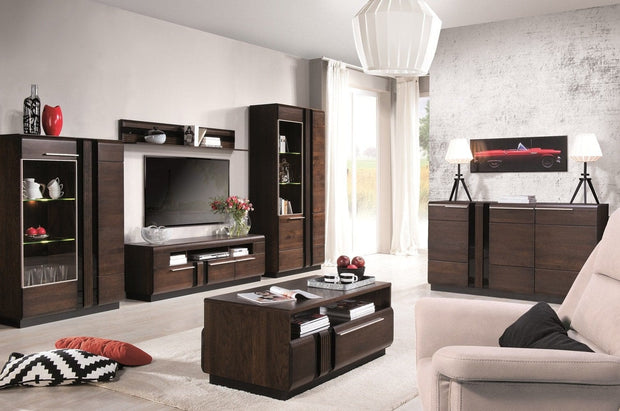 Porti 35 Oak mensola sospesa in rovere Choco, l160xl25xh23 cm (2)