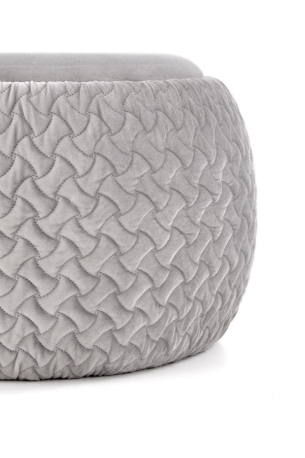 Halmar Pouf con contenitore in tessuto Bonilla Grigio