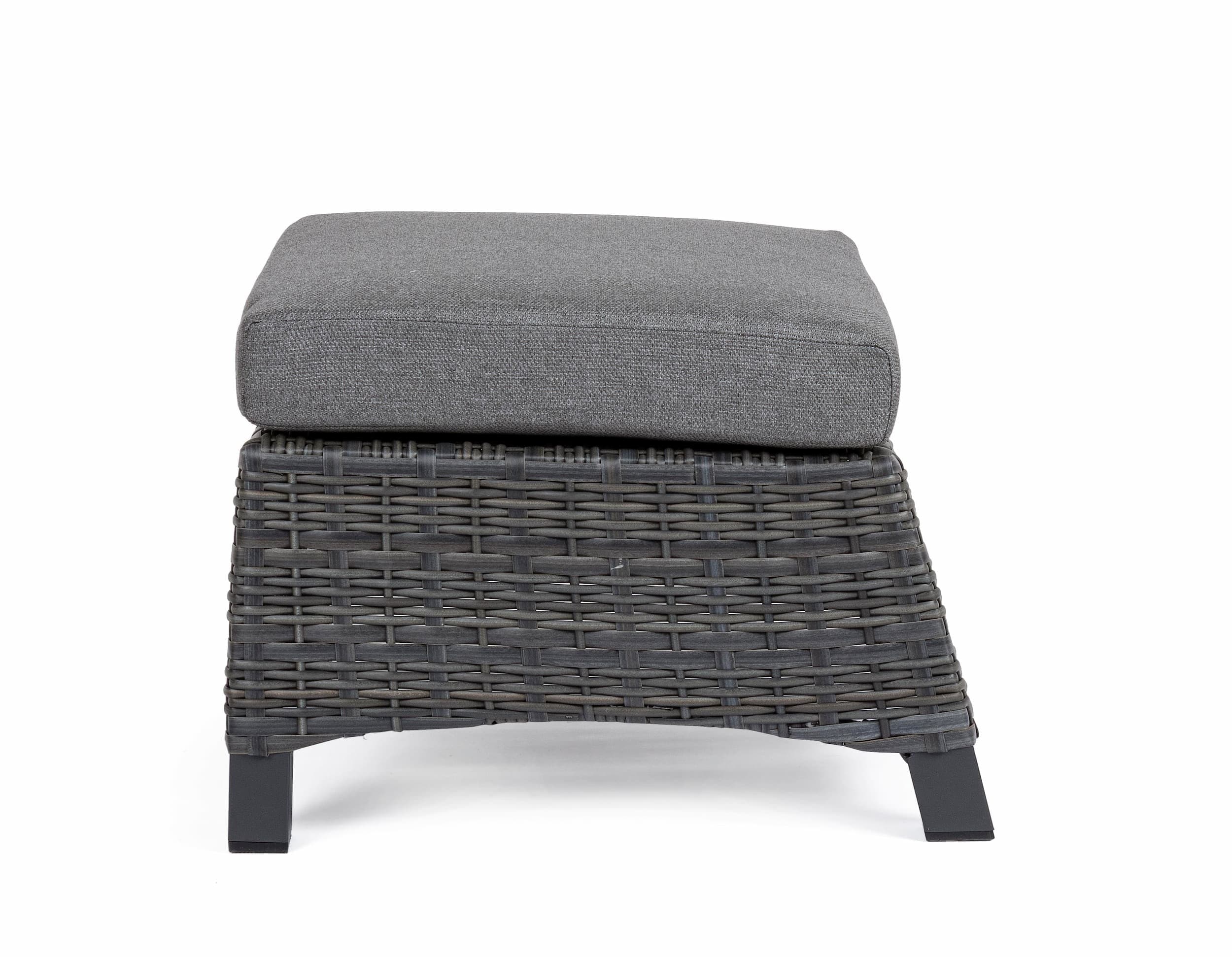 Bizzotto Pouf da giardino Britton Antracite