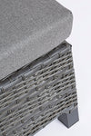 Bizzotto Pouf da giardino Britton Antracite