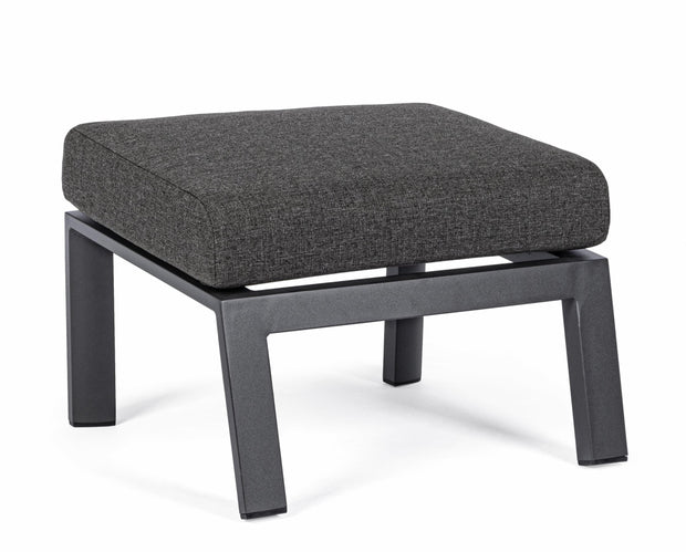 Bizzotto Pouf da giardino Kledi Antracite