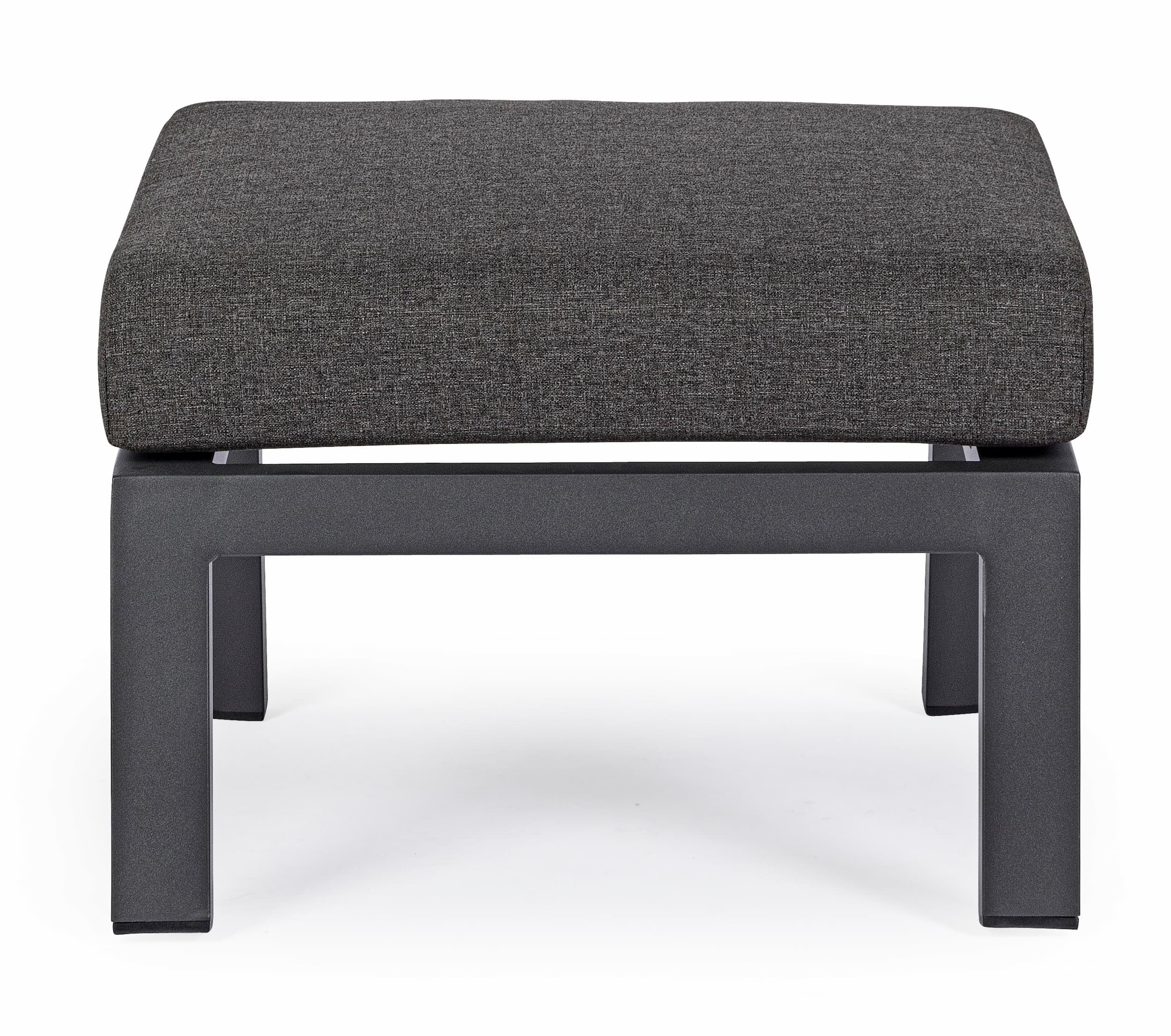 Bizzotto Pouf da giardino Kledi Antracite