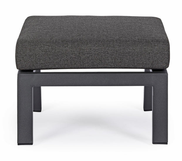 Bizzotto Pouf da giardino Kledi Antracite
