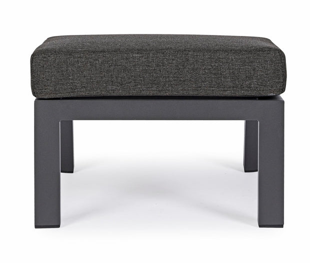 Bizzotto Pouf da giardino Kledi Antracite