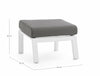 Bizzotto Pouf da giardino Kledi Grigio