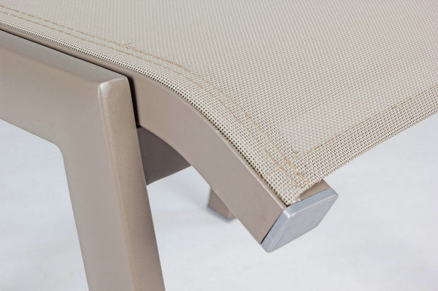 Bizzotto Pouf da giardino Victor Cappuccino