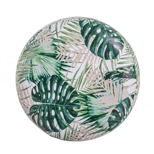 Bizzotto Pouf in ecopelle Tropish Multicolore