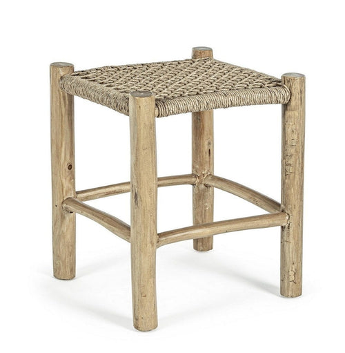 Bizzotto Pouf in legno Lampok Naturale