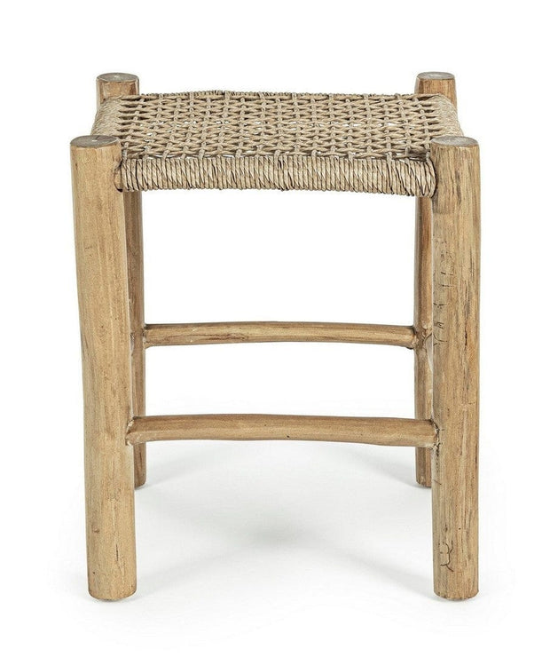 Bizzotto Pouf in legno Lampok Naturale
