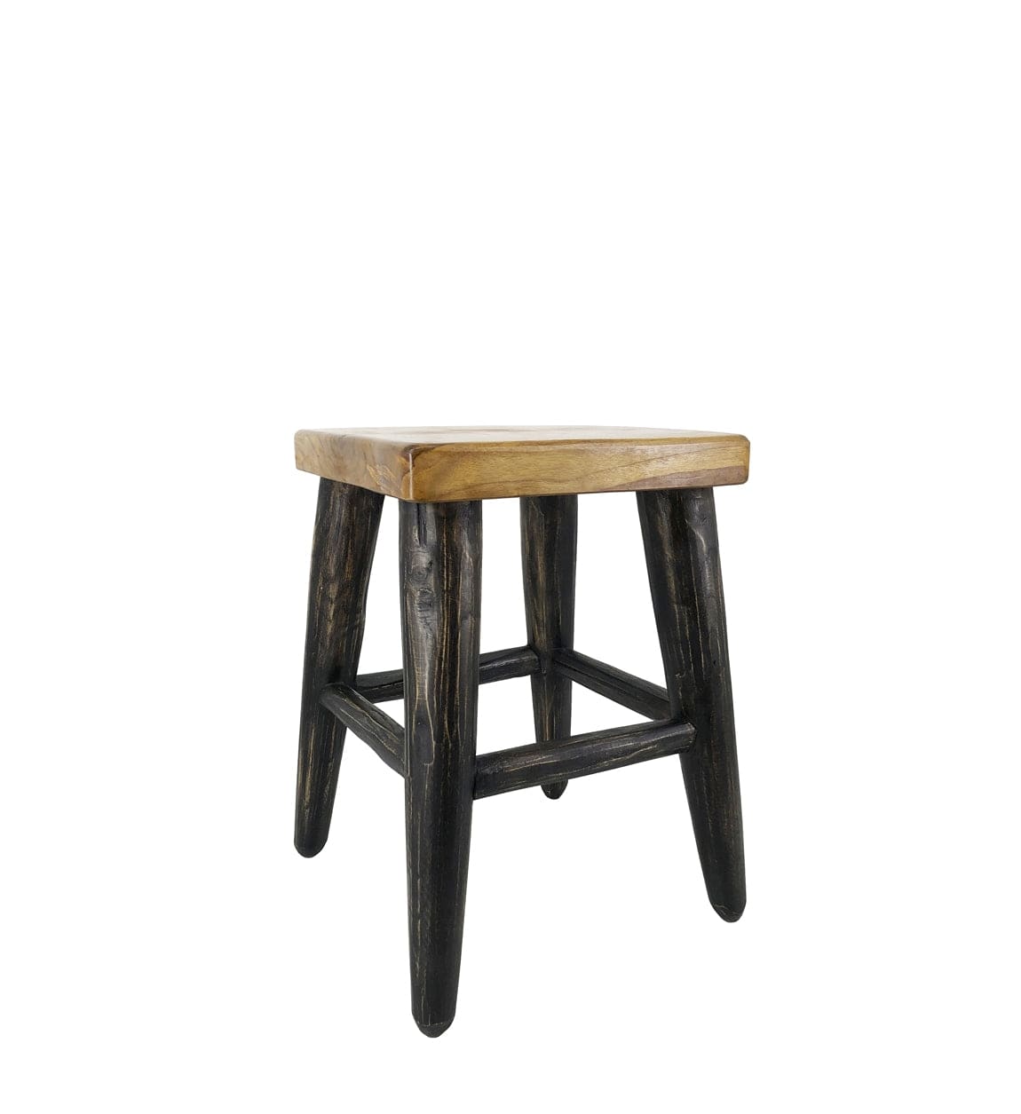 Pouf in legno Maya Square Naturale