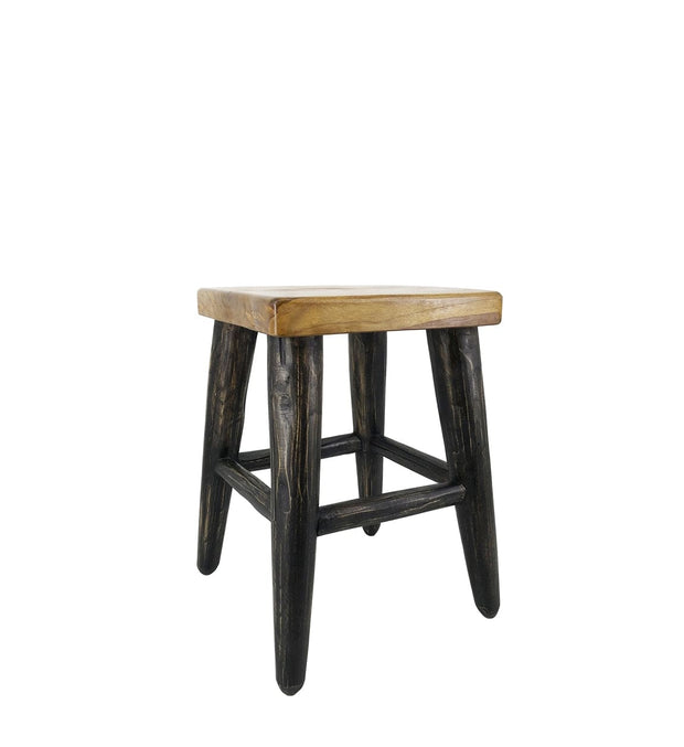 Pouf in legno Maya Square Naturale