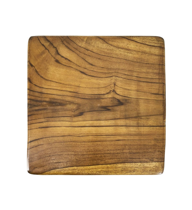 Pouf in legno Maya Square Naturale (2)