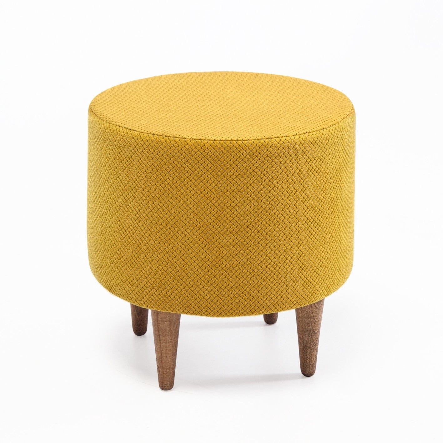 Pouf in tessuto Filbert Giallo