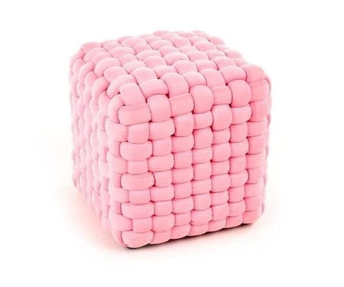 Halmar Pouf in tessuto Rayley Rosa