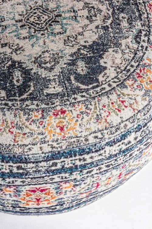 Bizzotto Pouf in tessuto Tamil Imperial Multicolore