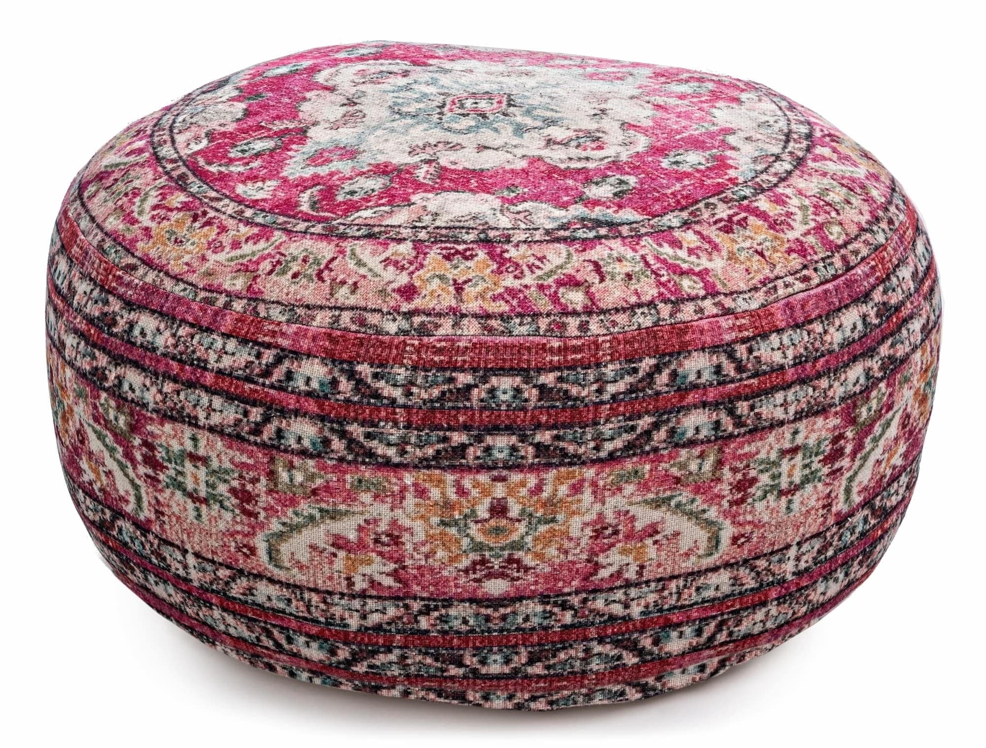 Bizzotto Pouf in tessuto Tamil Tango Multicolore