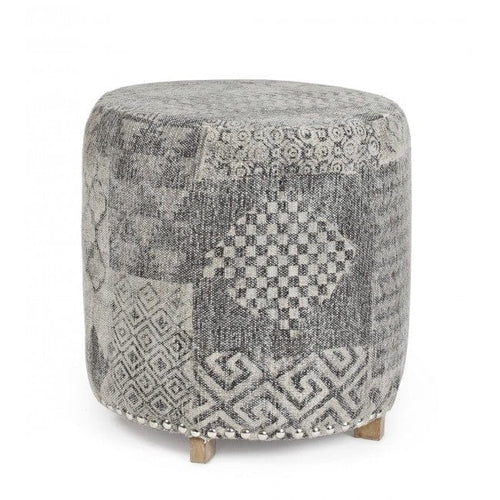 Bizzotto Pouf in tessuto Vivienne Multicolore