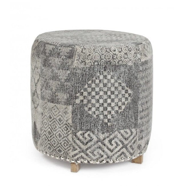 Bizzotto Pouf in tessuto Vivienne Multicolore