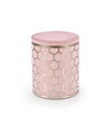 Halmar Pouf in velluto Aquarius Rosa