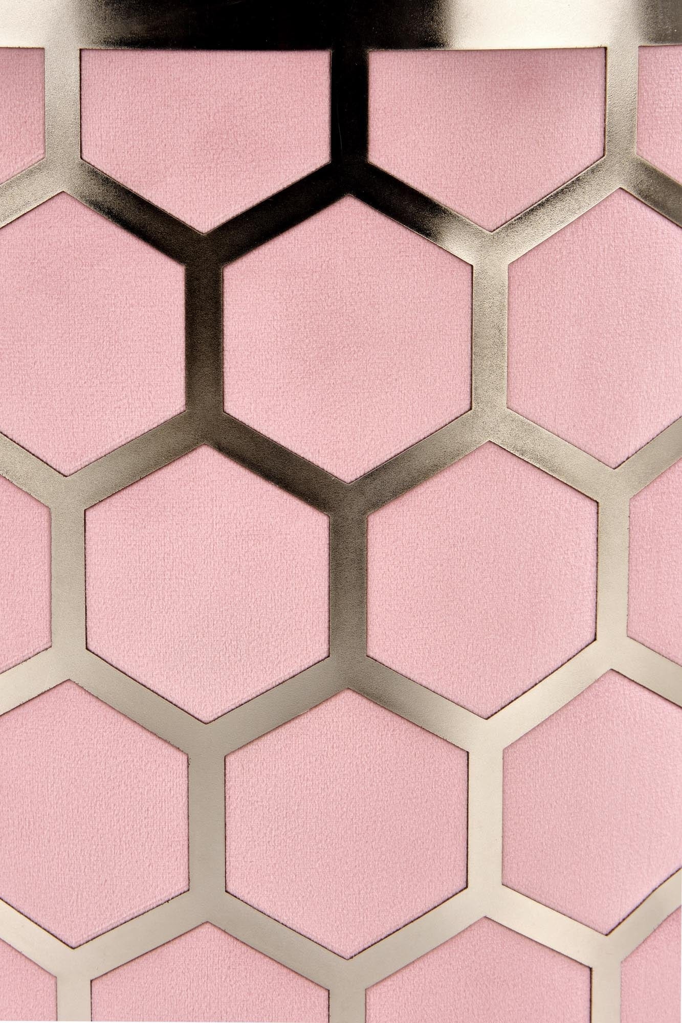 Halmar Pouf in velluto Aquarius Rosa