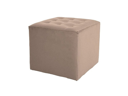 Signal Pouf in velluto Lumia Beige
