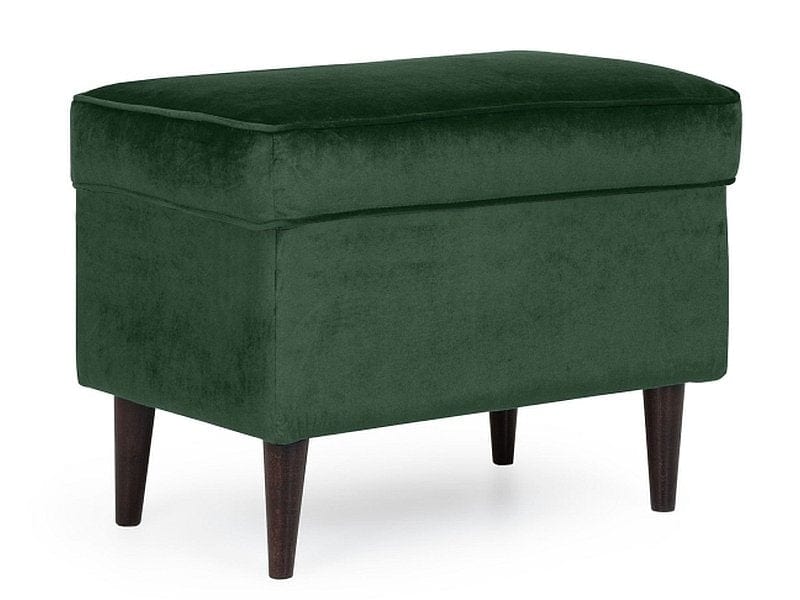 Signal Pouf in velluto Roen Verde