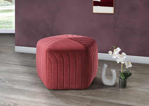Pouf ottomano Elpida Borgogna