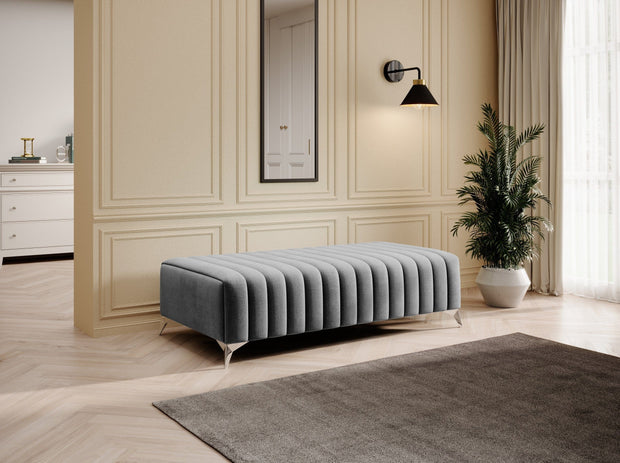 Pouf ottomano in tessuto Laurette (2) & ELTMPL-POUF-LAURENCE