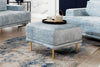 Pouf ottomano in tessuto Nicole Blu (1)