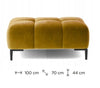 Pouf ottomano Palas Mini Giallo (2)